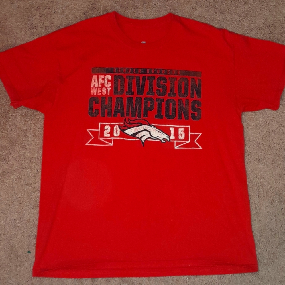 Denver Broncos 2015 AFC West Division Champions T shirt